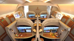 First class private flight suite